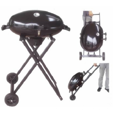 Barbecue grillé barbecue au barbecue extérieur pour camping